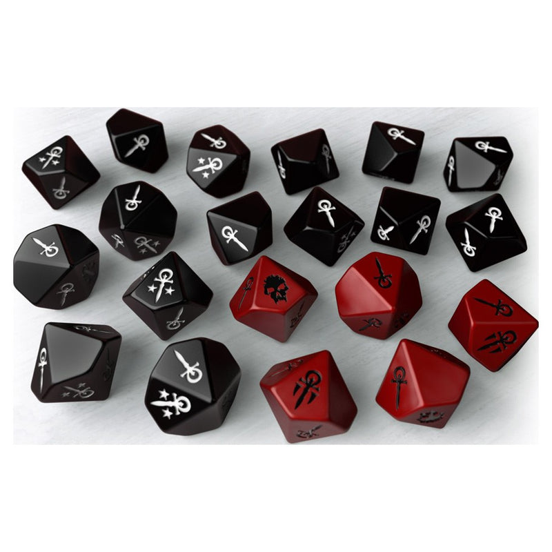 Vampire: The Masquerade Dice Set (20 Custom 10-sided Dice)