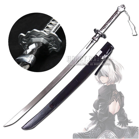 Nier Automata Cosplay 2B Silver Platinum Sword