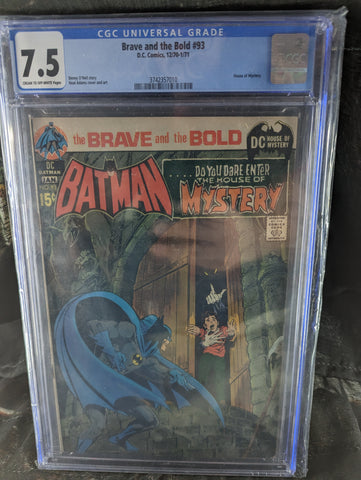 Brave and the Bold #93 GRADED CGC 7.5