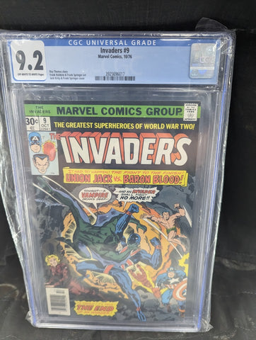 Invaders #9 GRADED CGC 9.2