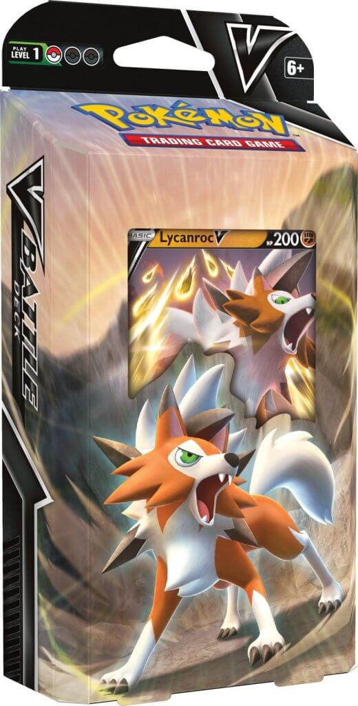 POKEMON TCG - Lycanroc V or Corviknight V Battle Deck