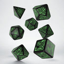 Q Workshop Call Of Cthulhu Black & Green Dice Set 7