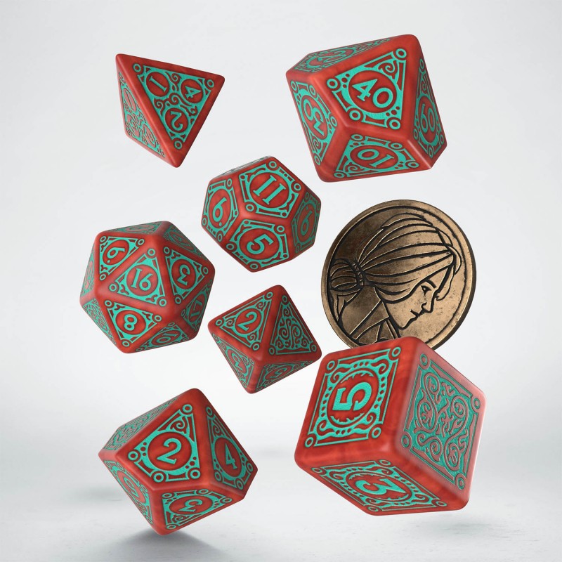 The Witcher Dice Set. Triss. Merigold the Fearless