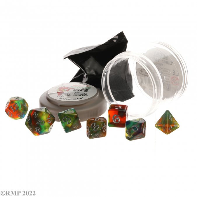 Reaper: Pizza Dungeon Dice: Boss Dice - Warm Nebula