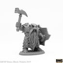 Reaper Bones Black - Enlarged Dark Dwarf Smiter