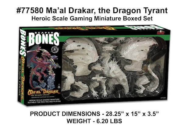 Reaper Bones - Ma'al Drakar, the Dragon Tyrant