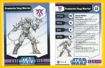 SWJA Praetorite Vong Warrior 39/40 C