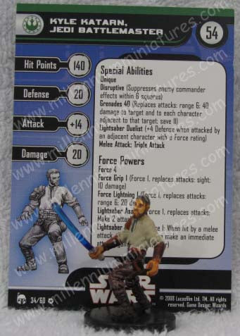 SWLF Kyle Katarn, Jedi Battlemaster 34/60 VR