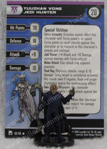 SWLF Yuuzhan Vong Jedi Hunter 58/60 U