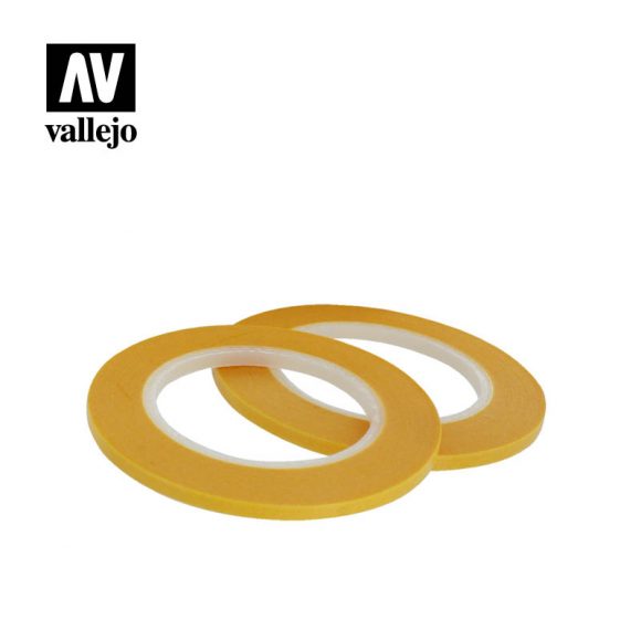 Vallejo - Hobby Tools - Precision Masking Tape - 3mmx18m - Twin Pack