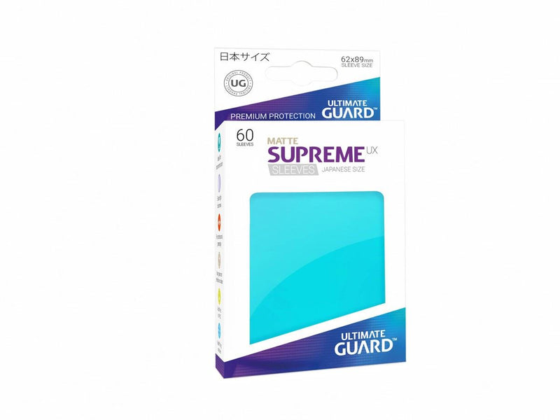 Ultimate Guard Supreme UX Sleeves Japanese Size Matte Aquamarine (60)