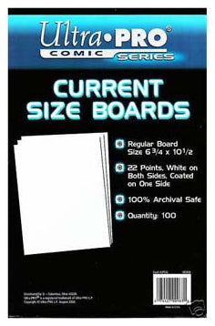 Ultra Pro Comic Boards Current Size