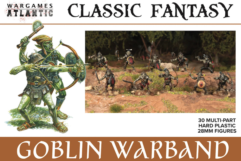 Goblin Warband - 30x 28mm Classic Fantasy Tropes