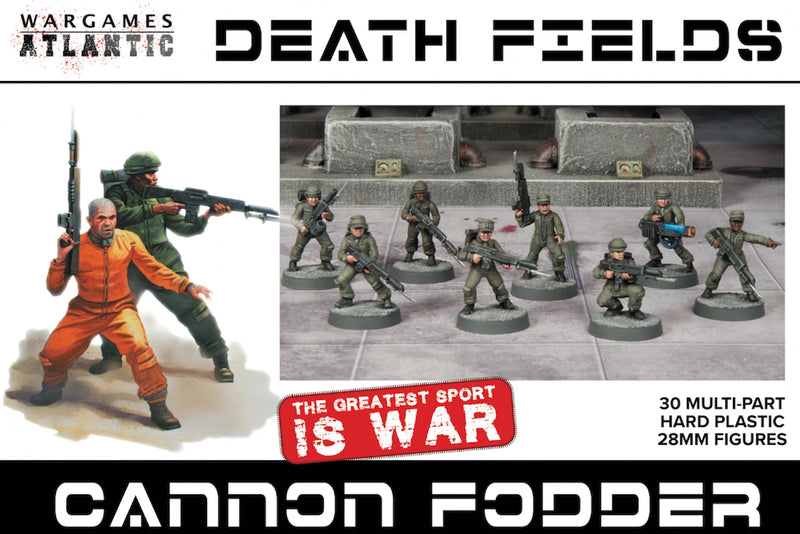 Cannon Fodder- 30x 28mm Sci-fi Infantry - Death Fields