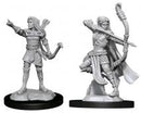 Miniature - Unpainted Female Elf Ranger