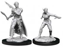 Miniature - Unpainted Female Shifter Rogue