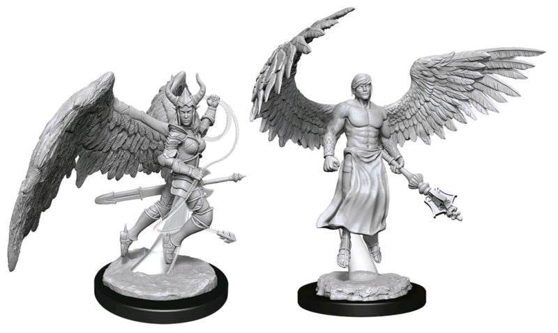 Miniature - Unpainted Deva & Erinyes