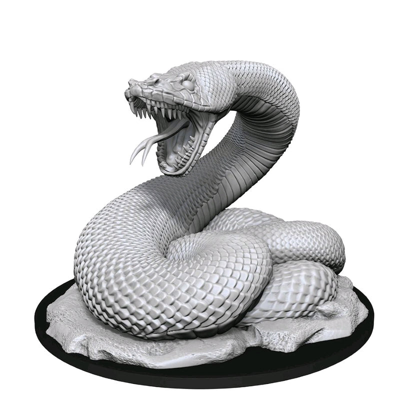 Miniature - Unpainted Giant Constrictor Snake