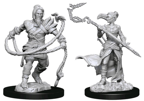 Miniature - MTG Unpainted Stoneforge Mystic & Kor Hookmaster