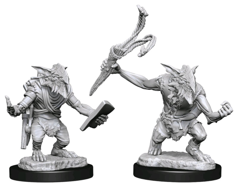Miniature - MTG Unpainted Goblin Guide & Bushwacker