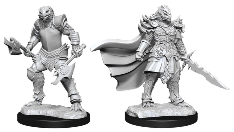 D&D - Unpainted Dragonborn Fighter Female