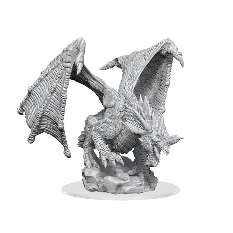 D&D - Unpainted Young Blue Dragon