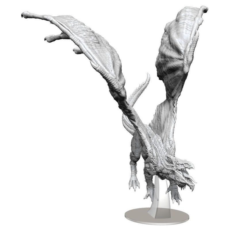 D&D - Unpainted Adult White Dragon