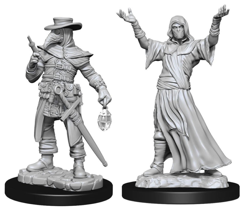 WizKids - Unpainted Plague Doctor & Cultist