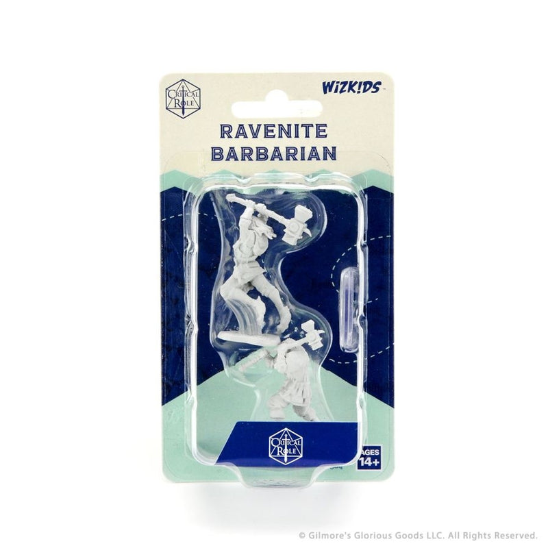 Critical Role - Unpainted Ravenite HDragon Barbarn