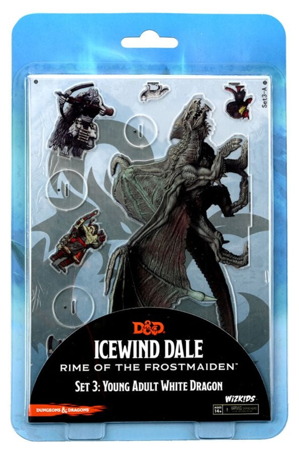 D&D - IR Icewind Dale 2D Young Adult White Dragon