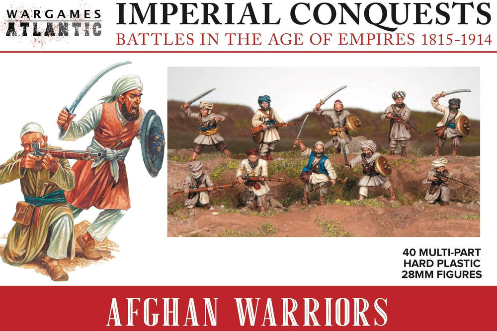 Wargames Atlantic - Afghan Warriors - 40 hard plastic 28mm warriors