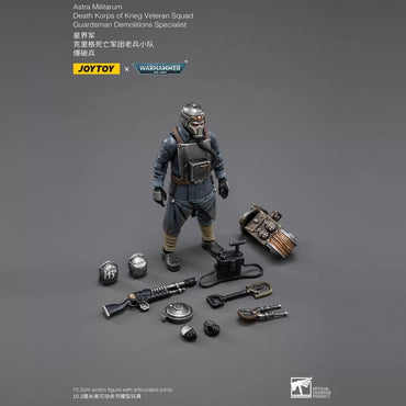 Space Marine Miniatures: 1/18 Scale Death Korps of Krieg Veteran Squad Guardsman Demo Specialist