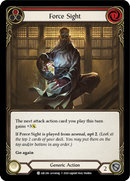 Force Sight (Red) [ARC206] Unlimited Rainbow Foil