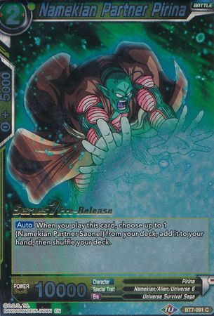 Namekian Partner Pirina [BT7-091_PR]
