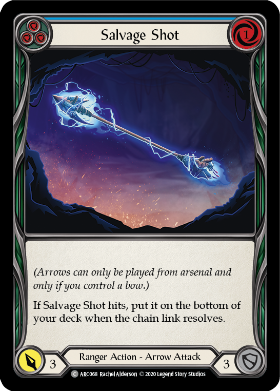 Salvage Shot (Blue) [ARC068] Unlimited Normal