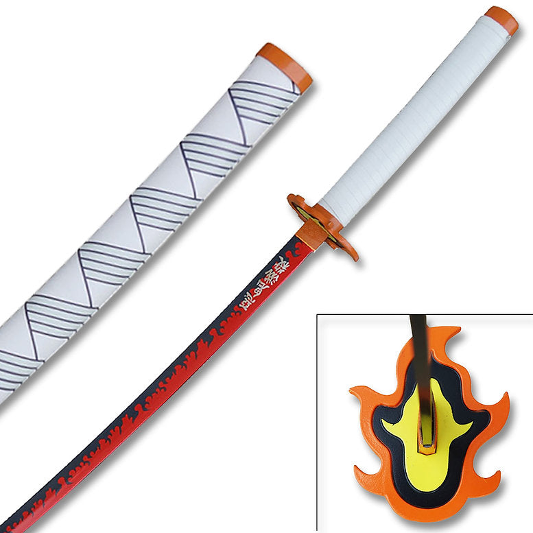 Demon Slayer Replica - Rengoku Nichirin (metal)