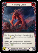 Graveling Growl (Red) (Rainbow Foil) [MON144-RF] 1st Edition Rainbow Foil