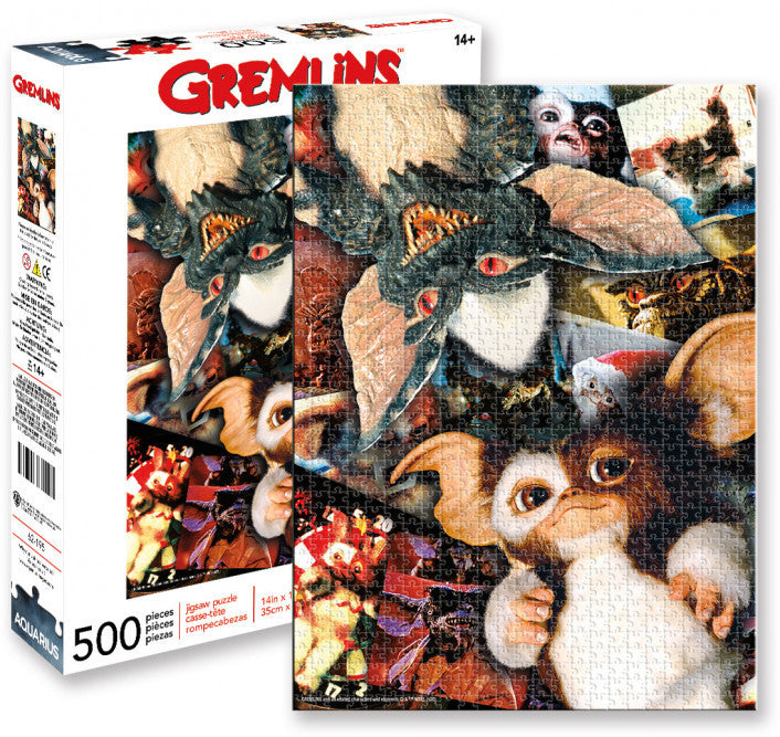 Aquarius Puzzle Gremlins Collage Puzzle 500 pieces