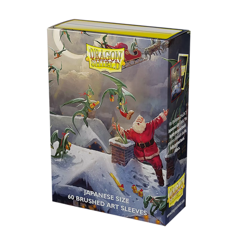 Dragon Shield - Sleeves - Box 60 - Brushed Art - Christmas 2023 (Japanese Size)