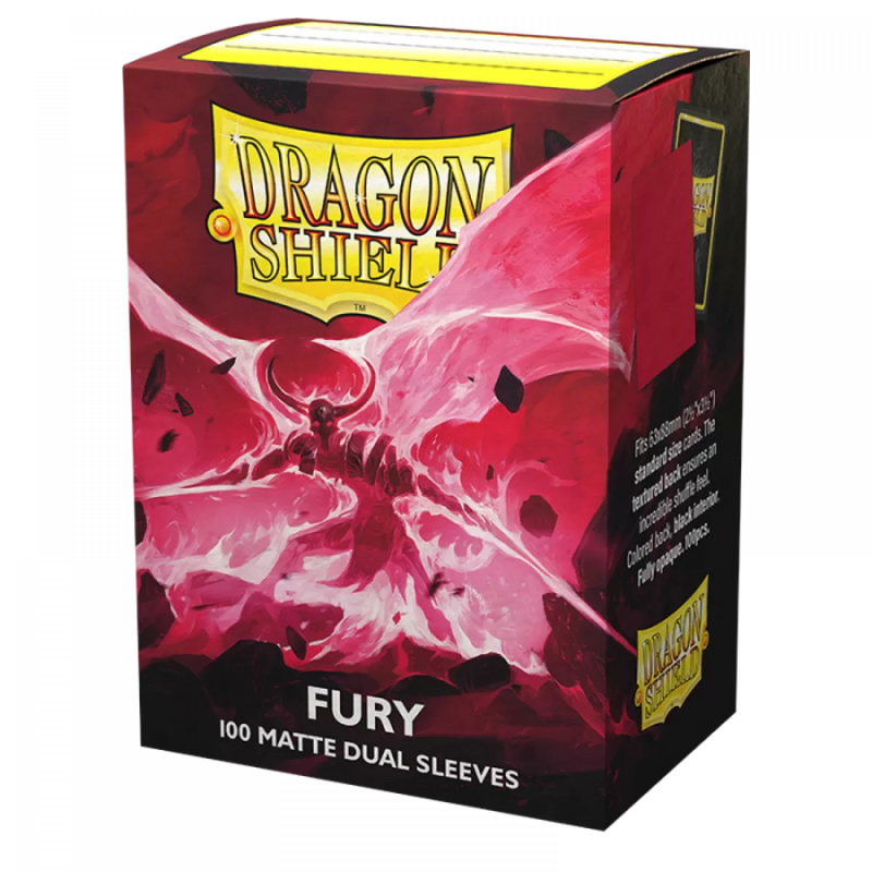 Dragon Shield - Sleeves - Box 100 - Standard Size - Matte Dual - Fury