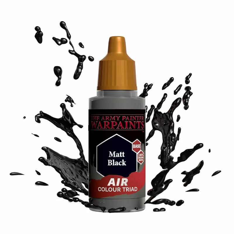 Army Painter - Warpaints - Air Matt Black Acrylic Paint 18ml