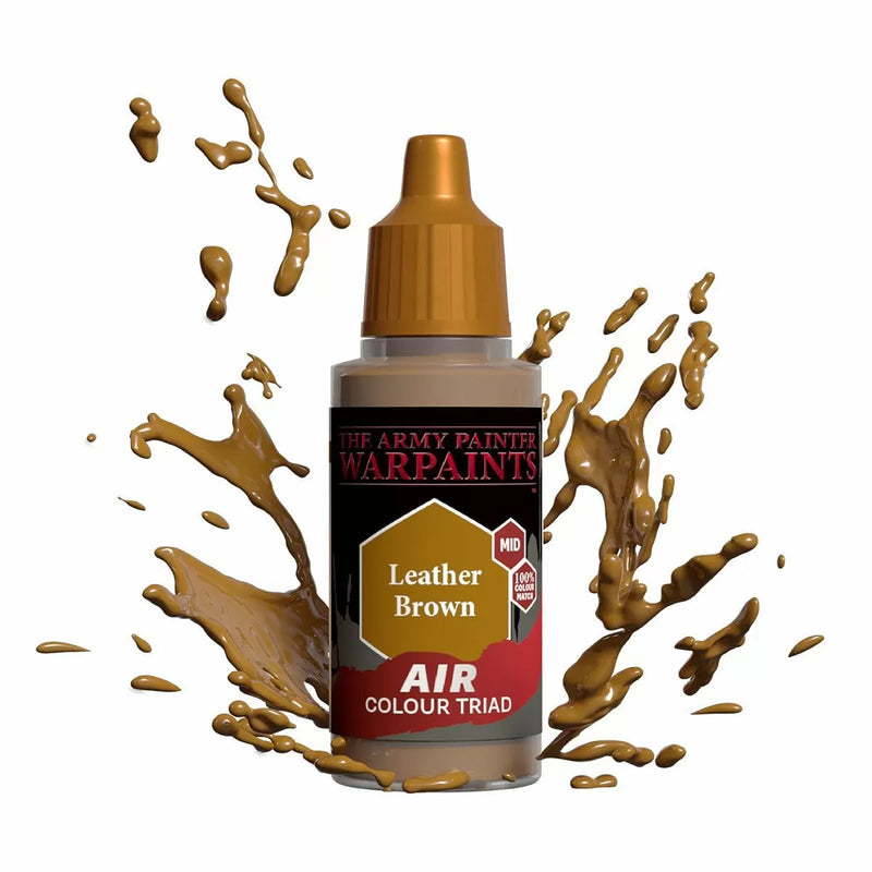 Army Painter - Warpaints - Air Leather Brown Acrylic Paint 18ml