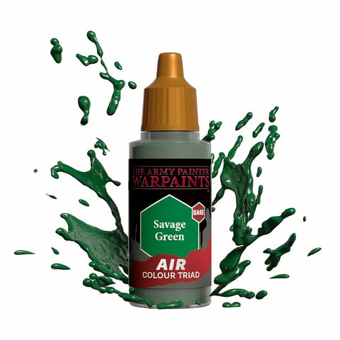 Army Painter - Warpaints - Air Savage Green Acrylic Paint 18ml