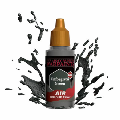 Army Painter - Warpaints - Air Unforgiven Green Acrylic Paint 18ml