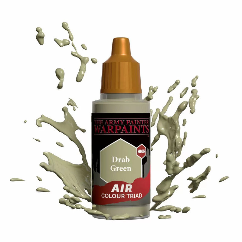 Army Painter - Warpaints - Air Drab Green Acrylic Paint 18ml