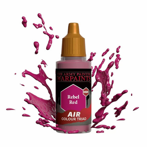 Army Painter - Warpaints - Air Rebel Red Acrylic Paint 18ml