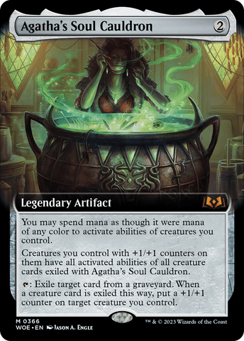 Agatha's Soul Cauldron (Extended Art) [Wilds of Eldraine]