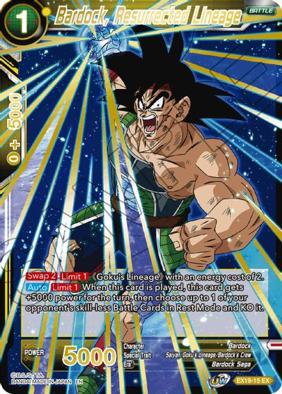 Bardock, Resurrected Lineage [EX19-15]