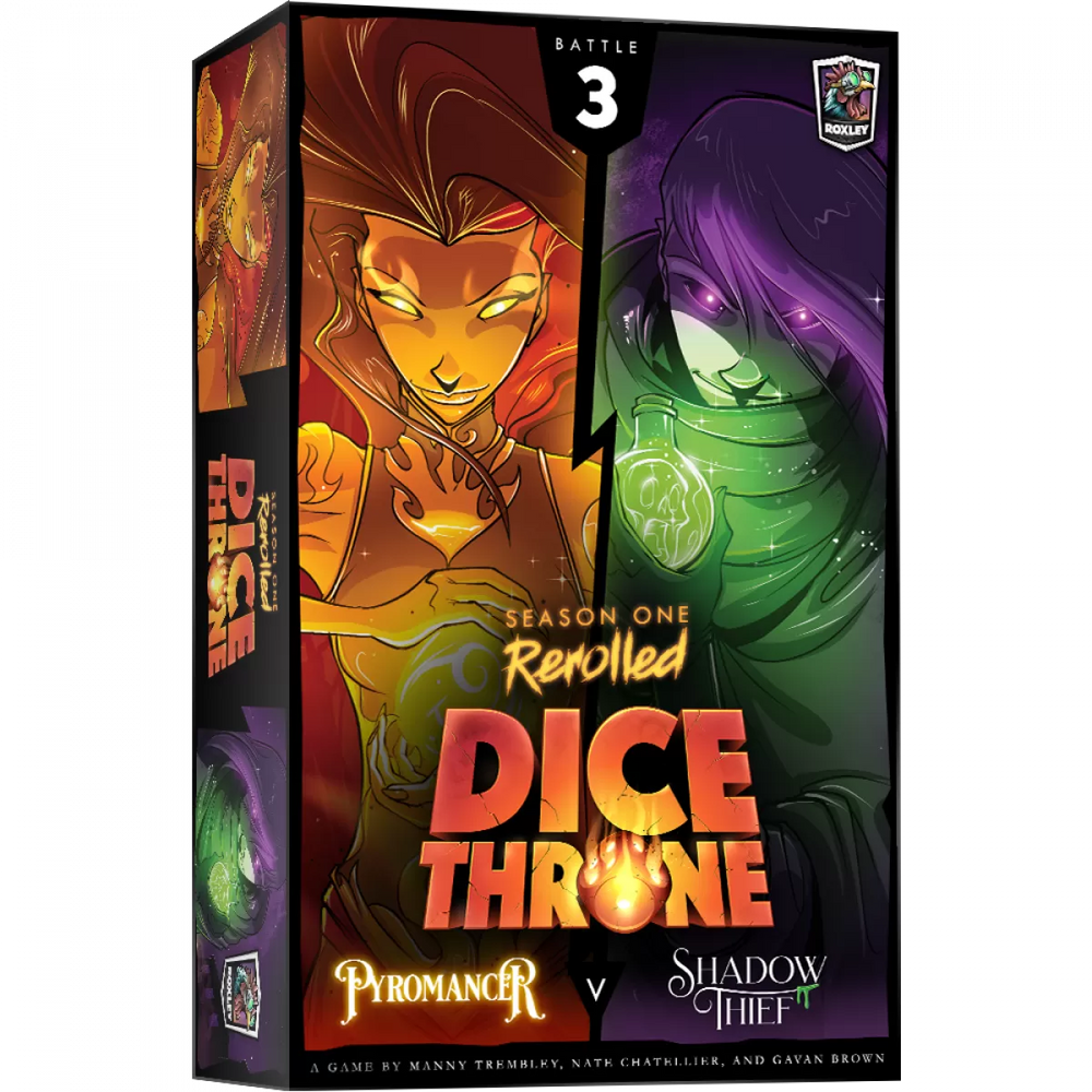 Dice Throne Season 1 Rerolled Pyromancer v Shadow Thief Box 3
