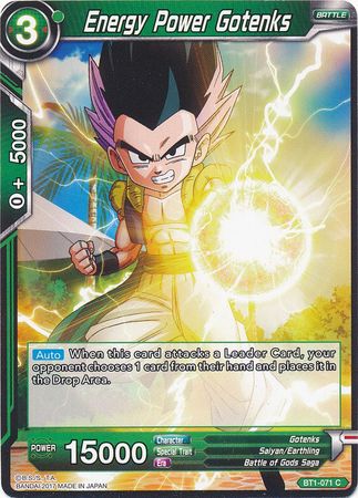 Energy Power Gotenks [BT1-071]